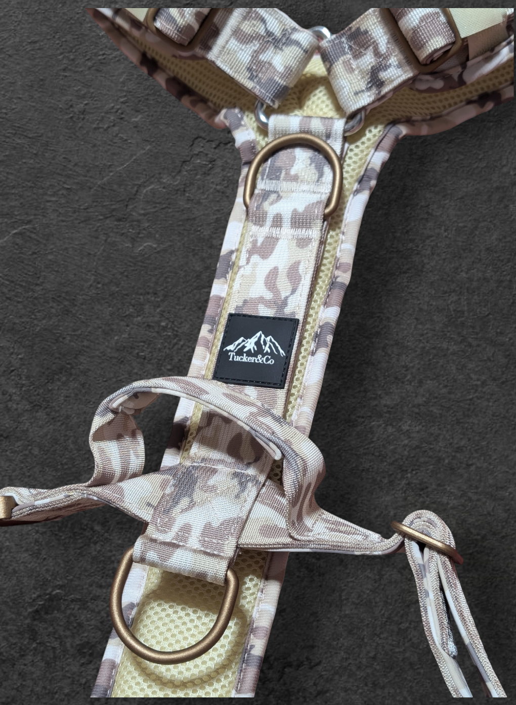 Tucker&Co London Camo Desert Ultimate Comfort Harness