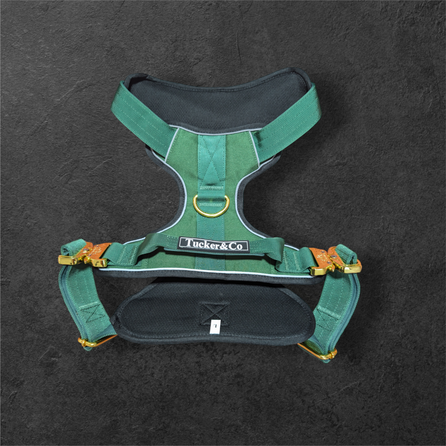 Tucker&Co London Emerald Green Tactical Harness