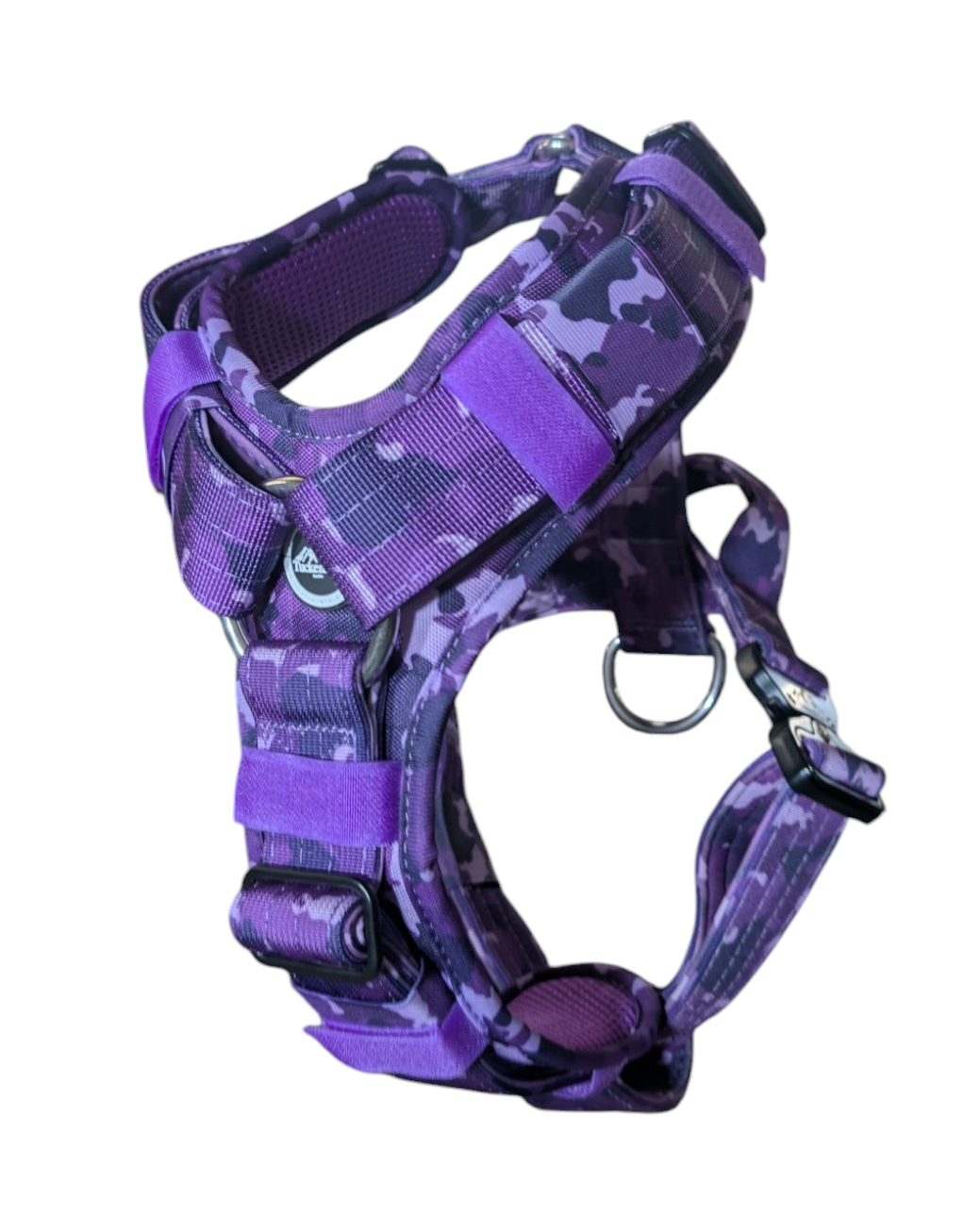 purple camouflage dog collar
