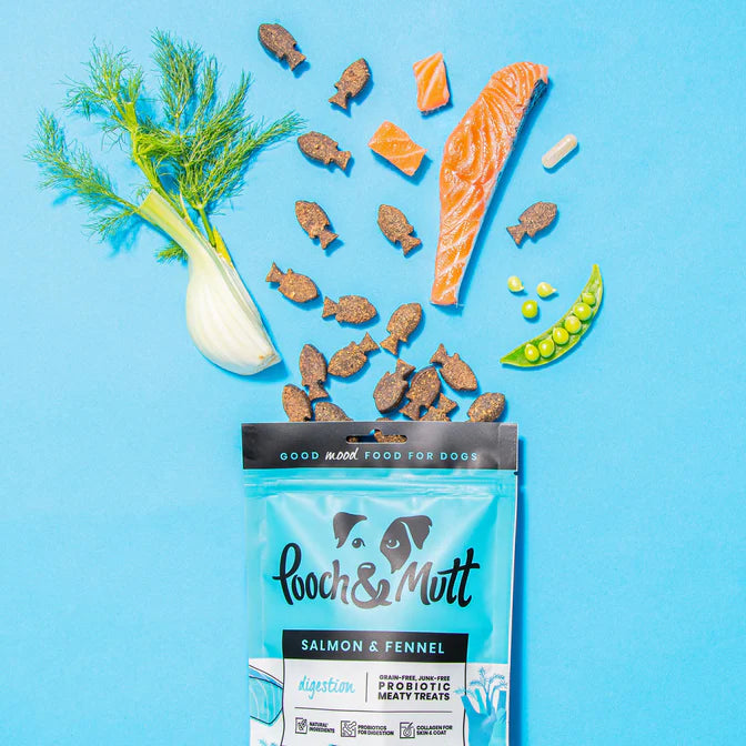 Pooch&Mutt Health & Digestive Probiotics Fish Treats