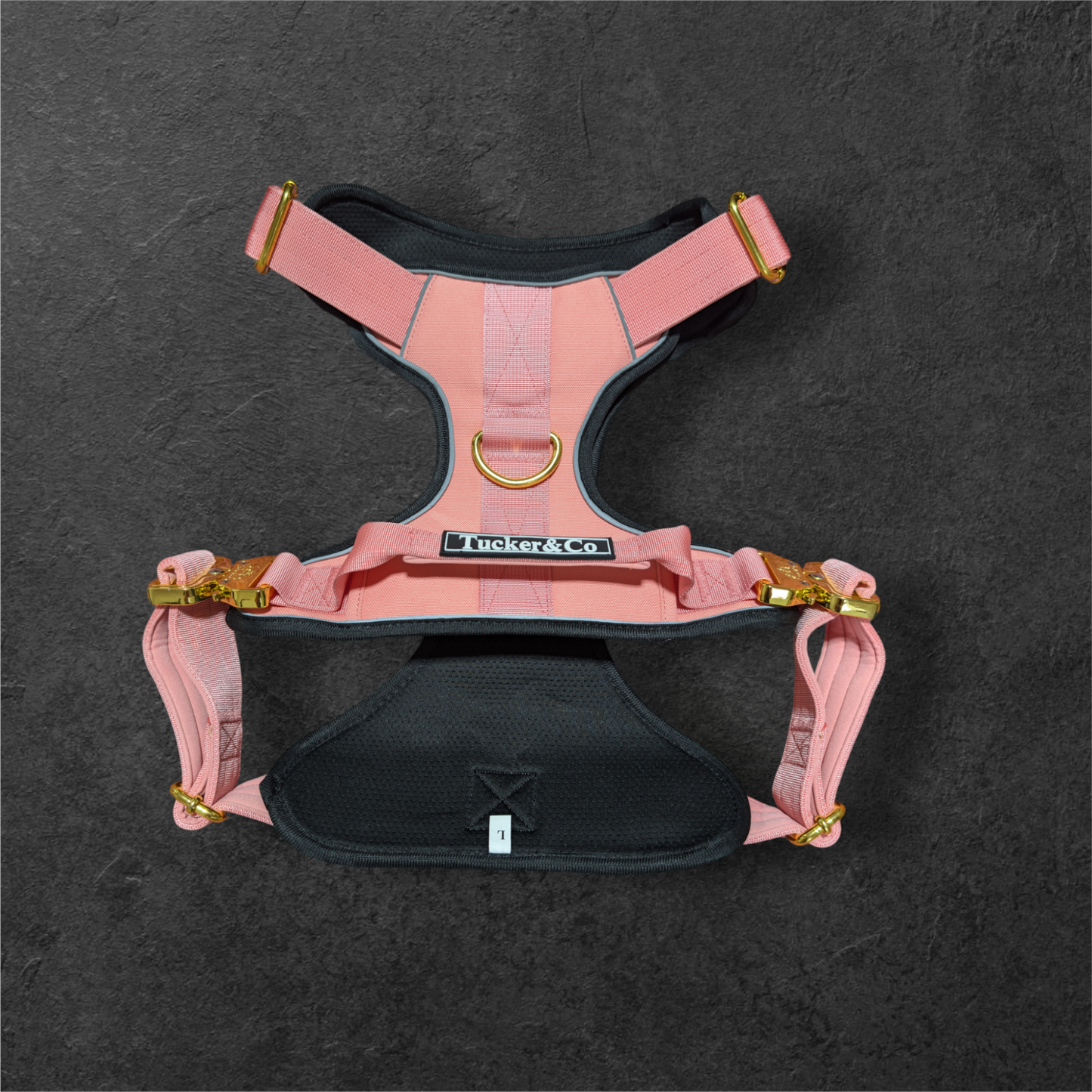 Tucker&Co Soft Pink full matching set - Collar Lead & Harness