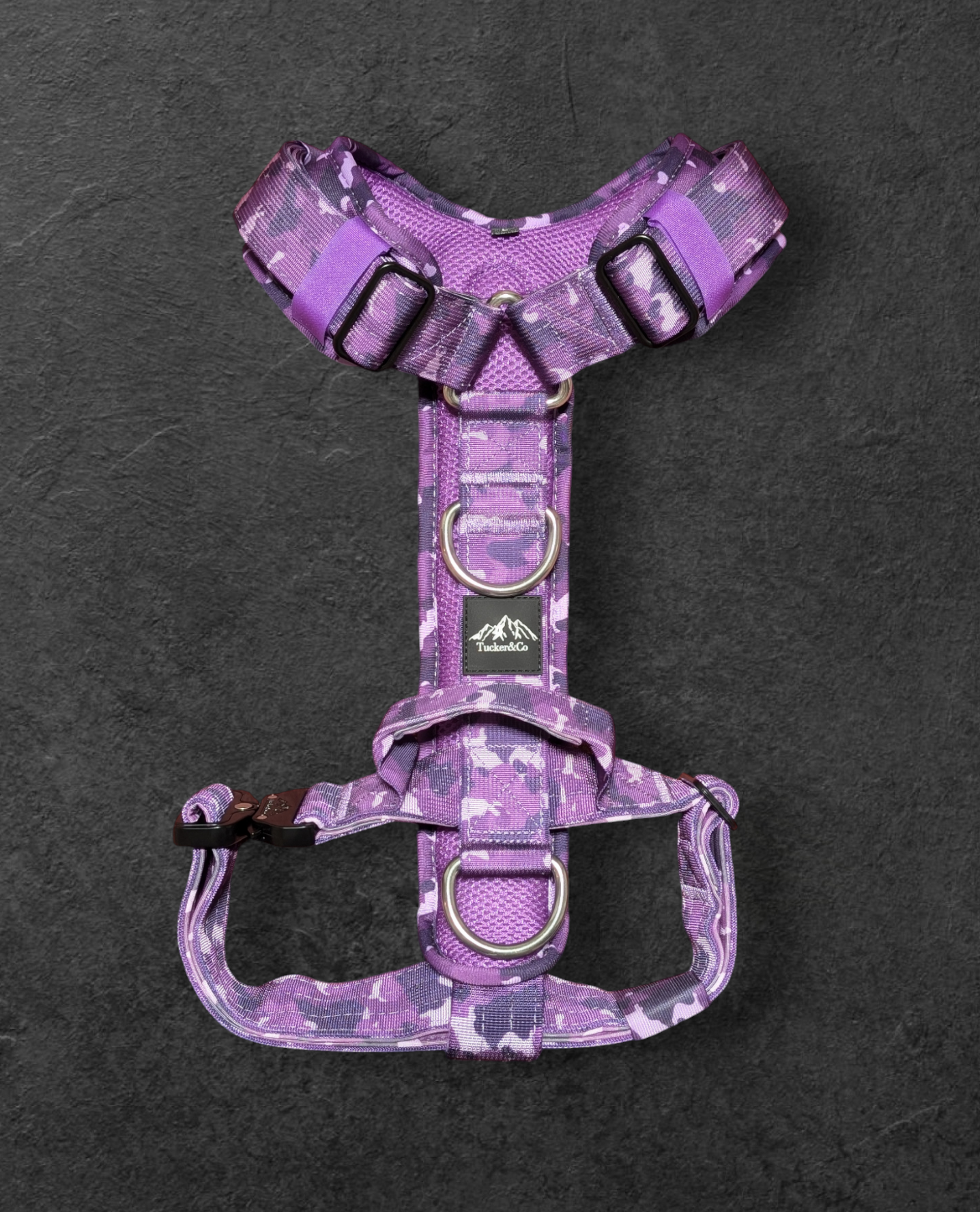 Tucker&Co London Camo Purple Ultimate Comfort Harness
