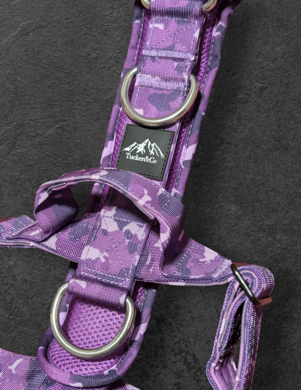 The Ultimate Harness Camo Purple