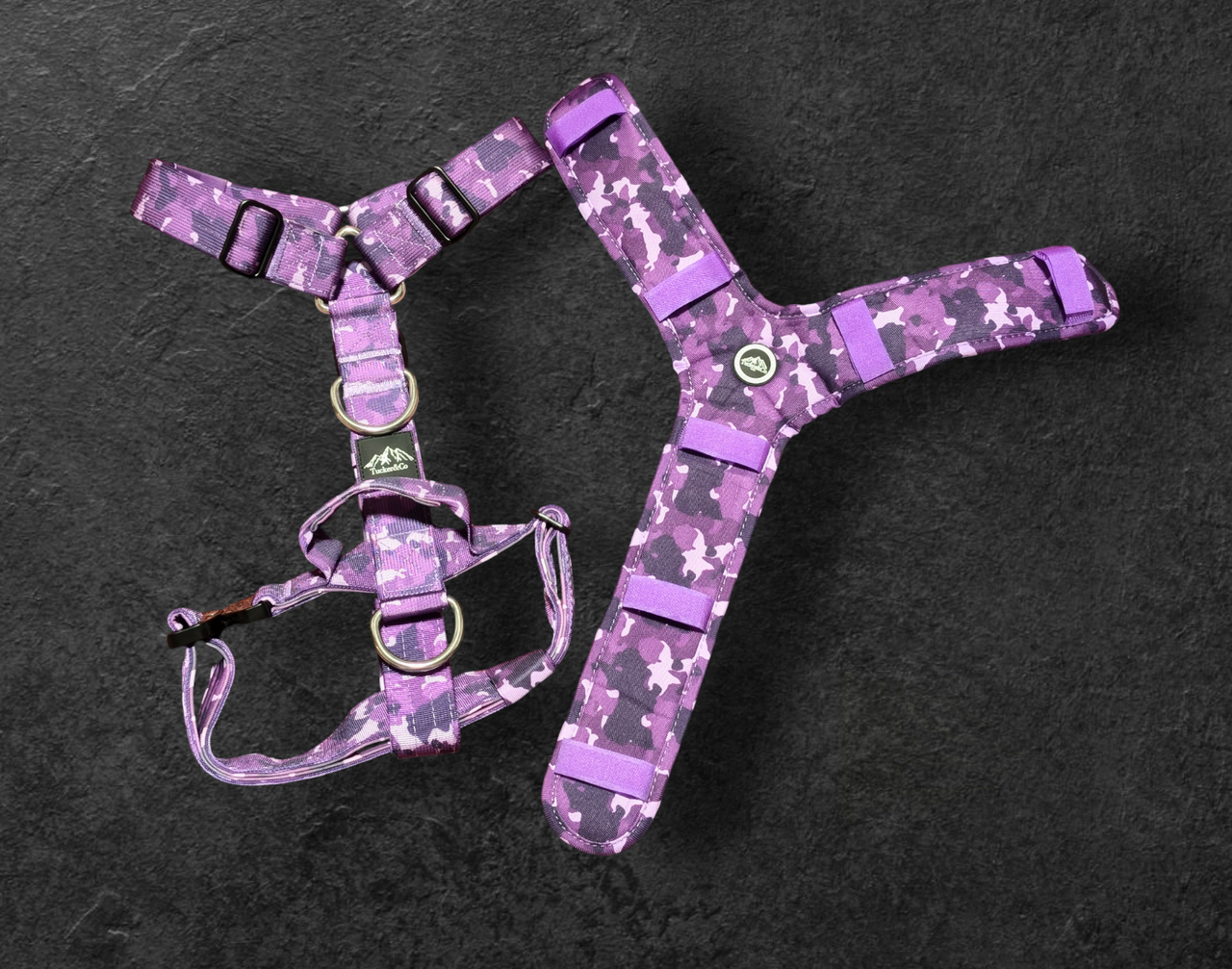 The Ultimate Harness Camo Purple