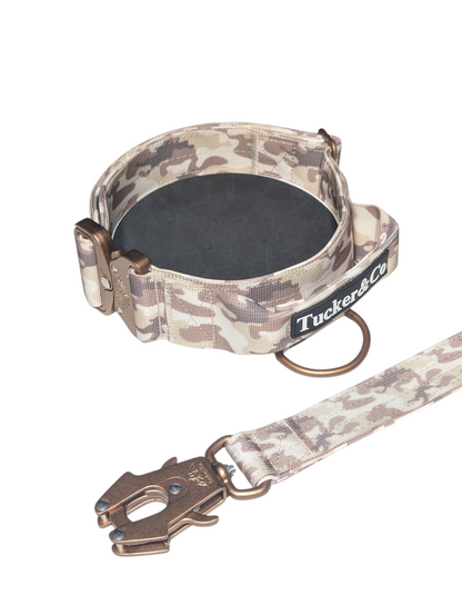 TUCKER & CO CAMO DESERT SPECIAL EDITION COLLAR AND LEAD