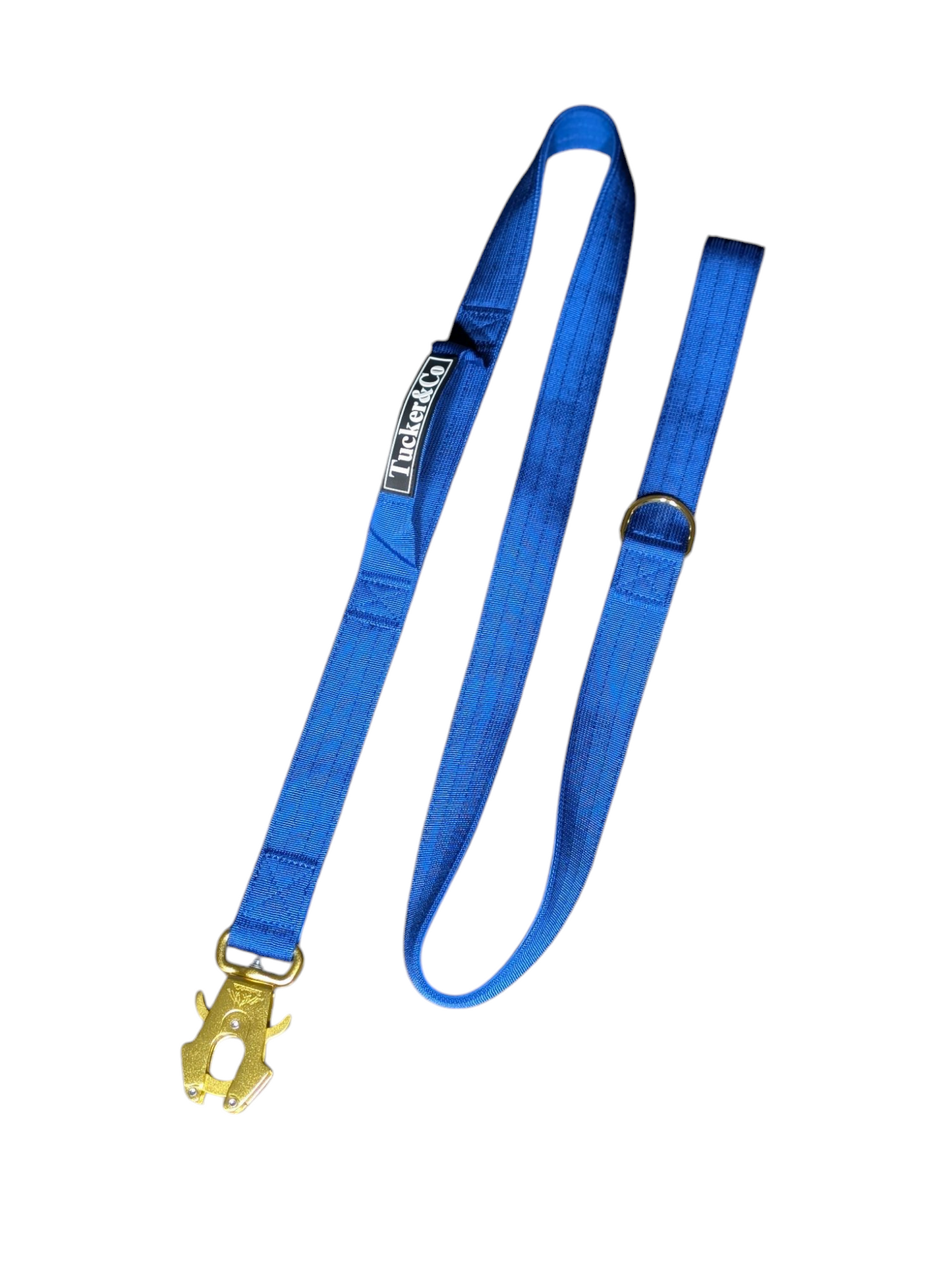 Tucker&Co London 1.5m Double Handled Tactical Frog Clip Lead in Royal Blue.